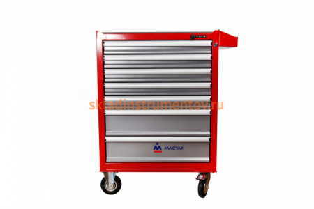 Инструментальная тележка МАСТАК ОПТИМА 7 полок, красная 521-07581MR