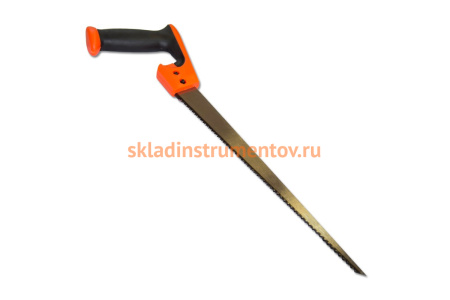 Ножовка SANTOOL 300 мм по дереву выкружная каленый зуб двухкомпонентная ручка TPI 9 030100-001-300