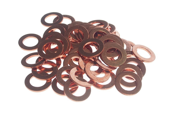 Набор медных шайб JTC размер: толщина 1.2, внутр. д. 8.4, наружн. д. 13.8 50 шт. 2010