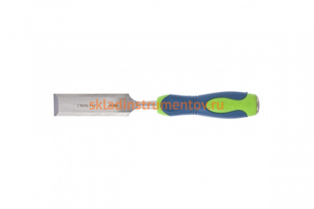 Долото-стамеска, 30мм, двухкомпонентная рукоятка СИБРТЕХ 24495