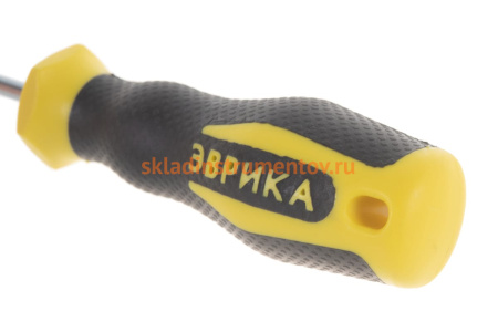 Крестовая отвертка PZ1х100мм 5мм магнитная ЭВРИКА ER-1DZ-03