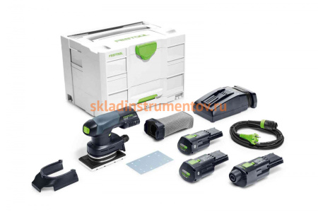 Аккумуляторная шлифмашина FESTOOL Rutscher RTSC 400 Li 3.1 I-Set 575724