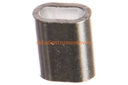 Зажим троса DIN 3093 алюминиевый 2 шт. (3 мм; ТФ6) Зубр 4-304476-03 Зажим троса DIN 3093 алюминиевый 2 шт. (3 мм; ТФ6) Зубр 4-304476-03