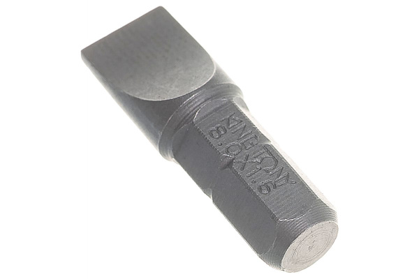 Торцевая вставка (бита) 1/4", Slotted, 8х1.6мм, 25мм KING TONY 102508S2