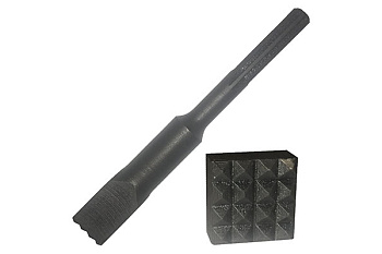 Бучарда квадратная (32х32х250 мм; SDS-MAX; 16 насечек) ПНЕВМО-ТРЕЙД БучКв32-32-250-16-8-SDS-MAX