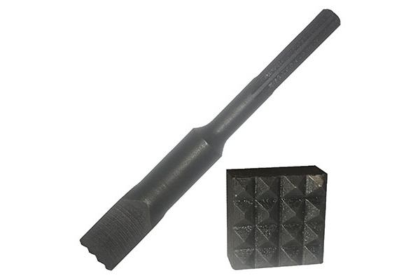 Бучарда квадратная (32х32х250 мм; SDS-MAX; 16 насечек) ПНЕВМО-ТРЕЙД БучКв32-32-250-16-8-SDS-MAX