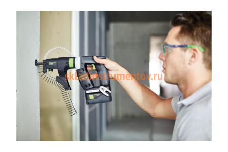 Аккумуляторный шуруповерт для гипсокартонных плит Festool DWC 18-4500 Li Basic 574747