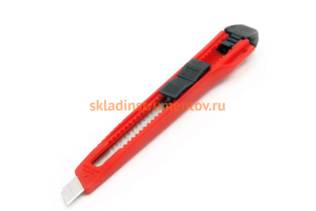 Нож 9 мм, пластиковый корпус VIRA Push-lock 831201