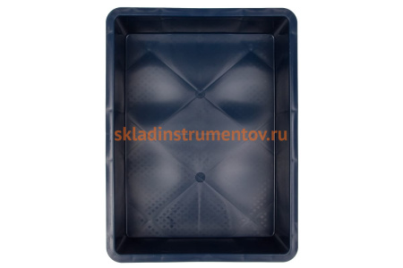 Сплошной ящик с внешней ручкой Тара.ру 400х300х120 мм, синий 18588