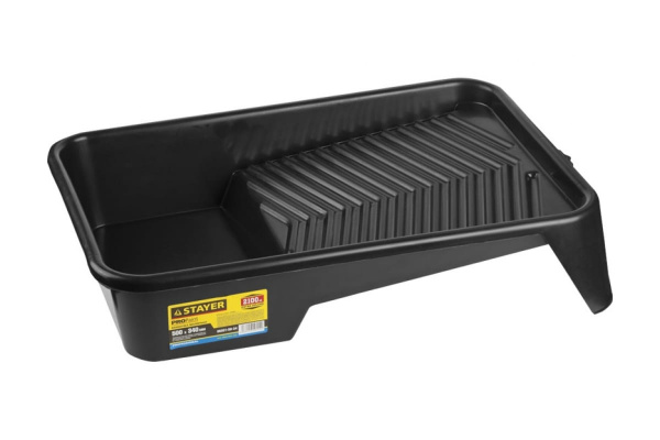 Малярная пластмассовая ванночка для валиков до 270 мм (50х34см; 2.1л) STAYER PROFI 06051-50-34