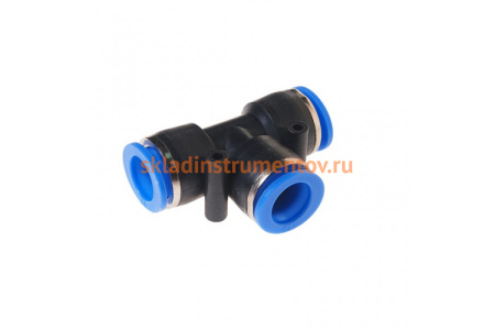 Фитинг T-образный 12 мм для пластиковых трубок ROCKFORCE RF-SPE12