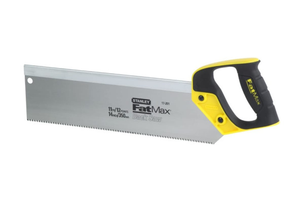 Универсальная ножовка по дереву с обушком и с закаленным зубом 13х350мм Stanley Fatmax 2-17-202