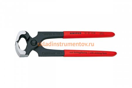 Плотницкие клещи с функцией молотка KNIPEX KN-5101210SB