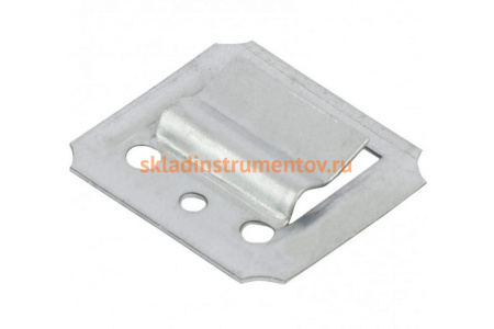 Кляймер №1 СИБРТЕХ оцинкованный с гвоздями, 100шт 46571