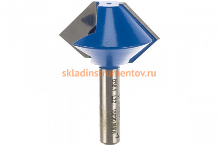 Фреза кромочная конусная ПРОФЕССИОНАЛ (38.1х17.1х49 мм; угол 22.5 град; хвостовик 8 мм) Зубр 28725-38.1-22