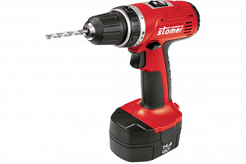 Аккумуляторная дрель-шуруповерт STOMER SAD-14Nx2-D 98290035