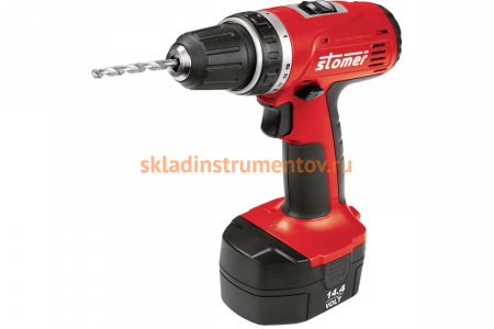 Аккумуляторная дрель-шуруповерт STOMER SAD-14Nx2-D 98290035