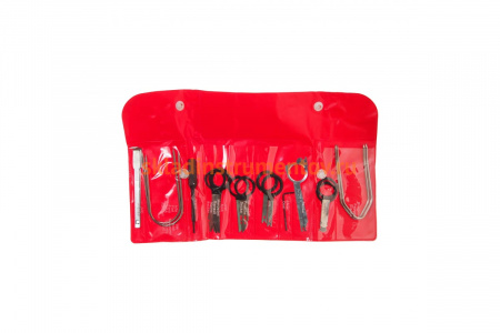 Набор инструмента для демонтажа авторадиоаппаратуры, 20 предметов, на планшете ЭВРИКА ER-86122