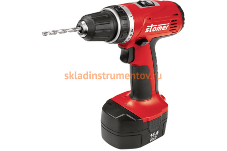 Аккумуляторная дрель-шуруповерт STOMER SAD-14Nx2-D 98290035