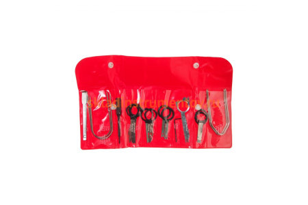 Набор инструмента для демонтажа авторадиоаппаратуры, 20 предметов, на планшете ЭВРИКА ER-86122