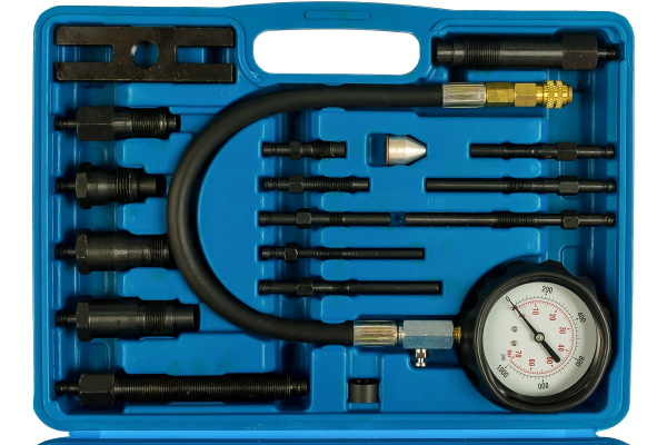 Дизельный компрессометр 0-1000PSI и 0-70атм с адаптерами для всех дизелей в мире AE&T TA-G1011