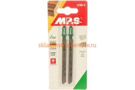 Пилки T101AI (100х75х2.0 мм; 2 шт.) по ламинированному паркету MPS 3160-2