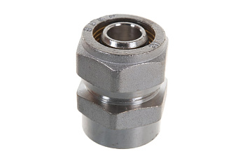 Соединитель (20х2 мм; 3/4"; цанга-гайка) для трубопровода Зубр 51402-20-3/4