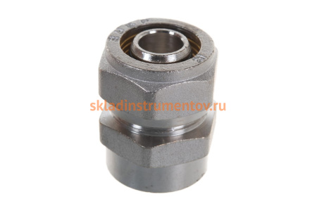 Соединитель (20х2 мм; 3/4"; цанга-гайка) для трубопровода Зубр 51402-20-3/4