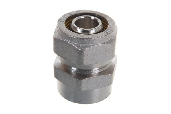 Соединитель (20х2 мм; 3/4"; цанга-гайка) для трубопровода Зубр 51402-20-3/4