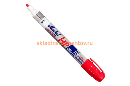 Маркер для замасленных поверхностей Markal Pro-Line HP, 3 мм, красный 96962