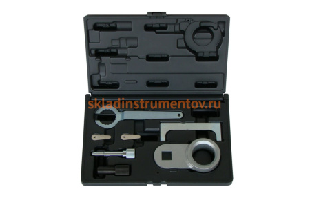 Набор для временной фиксации валов двигателей VW/LT,D,SDI,TDI при ремонтных работах 6 предметов FORCE 906G6