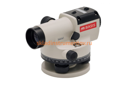 Оптический нивелир ADA BASIS + штатив Light S + подарок Staff3 А00117_К