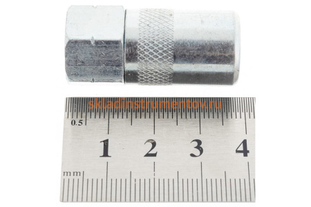 Штуцер 4-х лепестковый HC/12/4/B Heavy Duty (690 атм; 1/8") для смазочных шприцев GROZ GR43520