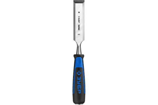 Стамеска-долото с двухкомпонентной рукояткой ЗУБР Ударник 18мм 18097-18_z01