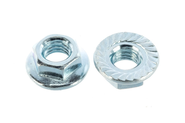 Гайка DIN 6923 с фланцем ЗУБР, M5, 16 шт, кл. пр. 8, оцинкованная, 303636-05