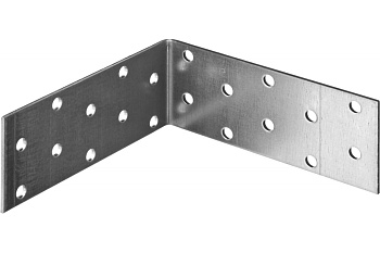 Крепежный равносторонний уголок Зубр 40х100х100 х 2 мм, 50 шт, 310205-040-100