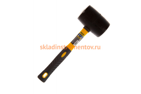 Резиновая черная киянка с фибергласовой ручкой 900г STAYER PROFESSIONAL 2054-90