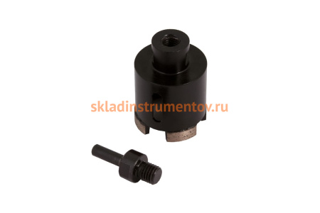 Коронка алмазная по керамограниту, серебряная пайка (50 мм) TRIO-DIAMOND GCB765