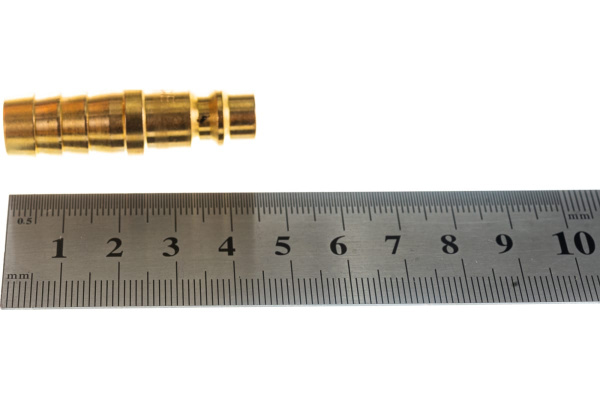 Штуцер елочка 12 мм для быстроразъема ROCKFORCE RF-SE2-5PH