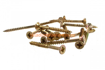 Универсальные шурупы для дерева, ДСП, ДВП Зубр хроматированные, PZ, 4,0x40мм, ТФ1, 300 штук 4-300401-40-040