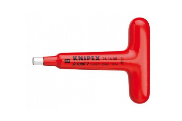 Отвертка для винтов с T-образной ручкой профиль внутренний шестигранник KNIPEX KN-981408