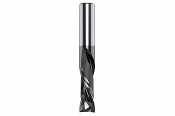 Фреза спиральная монолитная с покрытием DLCP (10x80х32 мм; S=10 мм; Z2+2; HWM; RH) CMT 190.100.41