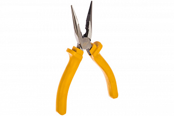 Плоскогубцы 160мм комбинированные с удлиненными закругленными губками, изолированная 1-компонентная ручка, полированная GRIFF 003927