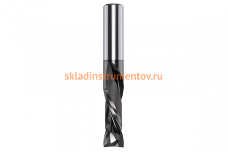 Фреза спиральная монолитная с покрытием DLCP (10x80х32 мм; S=10 мм; Z2+2; HWM; RH) CMT 190.100.41