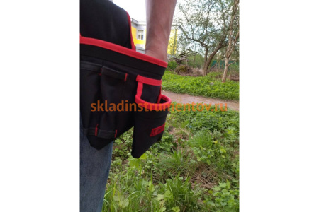 Сумка-пояс двойная (20 карманов; держатель для молотка) MATRIX 90240