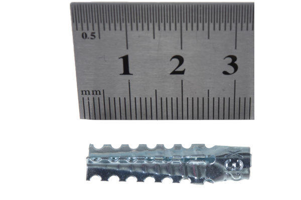 Металлический дюбель для газобетона Зубр 6x32 мм, 100 шт, оцинкованный 302912-06-032