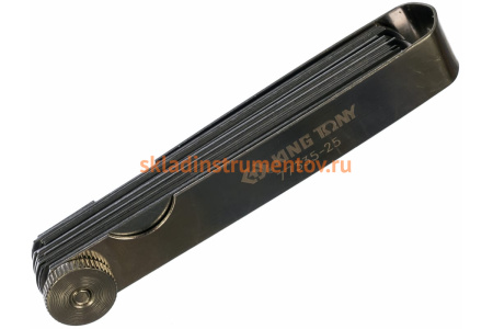 Набор щупов для проверки зазоров (0.04-1 мм, 25 предметов) KING TONY 77335-25