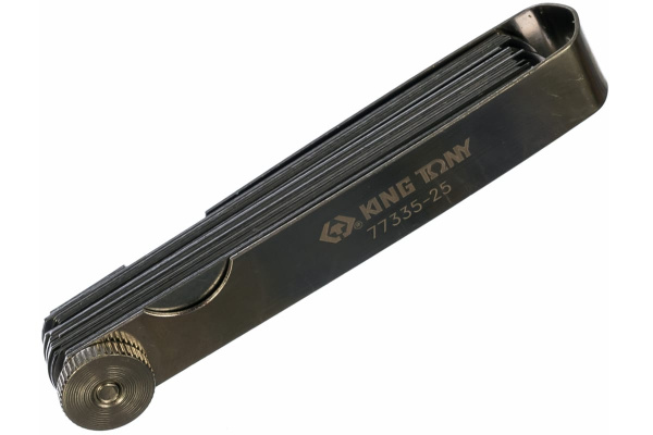 Набор щупов для проверки зазоров (0.04-1 мм, 25 предметов) KING TONY 77335-25