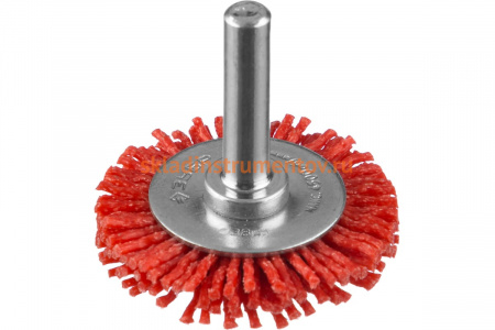 Щетка дисковая ПРОФЕССИОНАЛ (38 мм; 1.2 мм; нейлоновая проволока с абразивным покрытием) для дрели Зубр 35161-038_z02