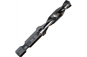 Сверло-метчик М8 (64 мм; HEX 1/4) ПРАКТИКА 775-006